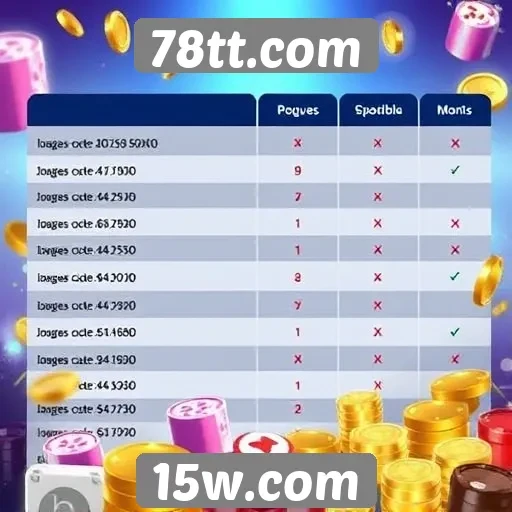 Comparação entre jogos populares no 78tt.com